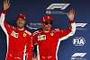 Foto zur News: Ferrari: Vettel jubelt über Heimspiel-Pole - Räikkönen