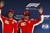 Foto zur News: Ferrari: Vettel jubelt über Heimspiel-Pole - Räikkönen