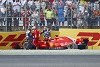Foto zur News: Formel 1 Hockenheim 2018: Vettel crasht in Führung liegend!