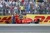 Foto zur News: Formel 1 Hockenheim 2018: Vettel crasht in Führung liegend!