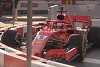 Foto zur News: Peinlicher Unfall von Sebastian Vettel bei Mailand-Showrun