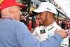 Hamilton über Niki Lauda: Hat sehr viel Gewicht verloren