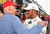 Foto zur News: Hamilton über Niki Lauda: Hat sehr viel Gewicht verloren