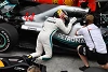 Foto zur News: Sorgen um Hamilton-Motor: Droht Mercedes in Abu Dhabi eine