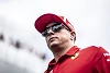 Foto zur News: &quot;Keine Interviews mehr?&quot;: Kimi Räikkönen bei Fahrerparade in