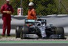 Foto zur News: Formel-1-Test Barcelona: Mercedes erst im Kiesbett, dann mit