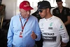 Foto zur News: Lewis Hamilton: Mit Niki Lauda nie über das Rennfahren