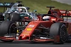 Foto zur News: Trotz Vettel-Strafe: Lewis Hamilton wollte Ferrari überholen