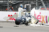 Foto zur News: Bottas&#039; Q3-Crash: Mercedes rechnet zu &quot;90 Prozent&quot; mit