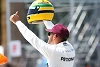 Foto zur News: Hamilton mit Spezialhelm: &quot;Senna hat mich dazu inspiriert,