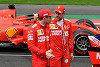 Foto zur News: Nach Brasilien-Crash: Vettel #AND# Leclerc haben Binotto