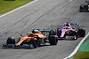 Foto zur News: Podium verpasst: Sergio Perez sauer auf Lando Norris