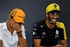McLaren: Ricciardo und Norris sind die beliebtesten Fahrer