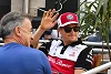 Foto zur News: Kimi Räikkönen zu spät bei der PK: &quot;Freue mich, wenn es