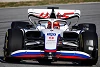 Foto zur News: Mit echtem Auto: Haas absolviert Shakedown in Barcelona