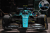 Aston Martin: Neue Rückspiegel für zweiten Formel-1-Test in
