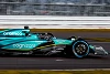 Foto zur News: Alonso #AND# Stroll legen los: Aston Martin fährt erste