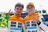 Foto zur News: Lando Norris: Auf TV-Screens nach Verstappen-Zeit geschaut!