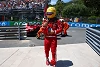 Foto zur News: Hamilton: Der Ferrari schluckt die Randsteine besser als der