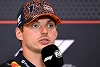 Foto zur News: Erklärt: Warum Max Verstappen in der Pressekonferenz (fast)