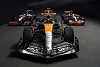 Foto zur News: McLaren F1 enthüllt Chrome-Design 2025 für das...