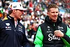 Foto zur News: Verstappen und Alonso feiern Hülkenbergs Silverstone-Erfolg