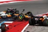 Foto zur News: Formel-1-Sprint Austin: Beide McLaren nach Kollision in