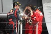 Foto zur News: Ganz trocken: Webber gewinnt vor Alonso