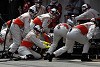 Foto zur News: Weltrekord bei McLaren: 2,31 Sekunden für Reifenwechsel