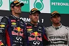 Foto zur News: Kontroverse Stallduelle: Vettel gewinnt in Malaysia