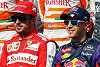 Foto zur News: Domenicali: &quot;Habe nie gesagt, Alonso sei besser als Vettel&quot;