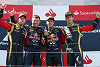 Foto zur News: Erster Heimsieg: Vettel fightet Räikkönen nieder