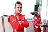 Ferrari beim Young Drivers Test mit Rigon und Massa