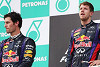 Foto zur News: Vettels Abschiedsgeschenk für Webber: Schachtel Pralinen