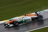 Foto zur News: Force India: Dem Auto schmeckt der Regen besser