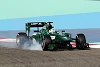 Foto zur News: Rückschlag: Caterham Schlusslicht am Freitag