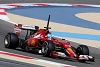 Foto zur News: Defektes Chassis: Bahrain-Test für Ferrari gelaufen