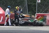 Foto zur News: Massa #AND# Perez nach dem Crash: Beide wohlauf, einer