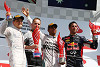 Foto zur News: Hamilton gewinnt Heimrennen in Silverstone