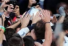Foto zur News: Bottas jubelt über eine &quot;positive Überraschung&quot;