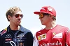 Foto zur News: Vettel #AND# Räikkönen: Misere hält an