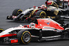 Foto zur News: Maldonado kollidiert mit Bianchi: Kopfschütteln bei Marussia