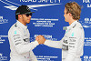 Foto zur News: Rosberg, Hamilton und der Chinese auf dem Boot