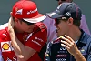 Foto zur News: Vettel und Räikkönen: Badminton-Wette um einen Ferrari