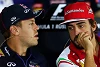 Foto zur News: Formel-1-Live-Ticker: Alonso #AND# Vettel in der FIA-PK