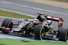 Foto zur News: Besser spät als nie: Maldonado mit Lotus-Testauftakt