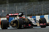 Foto zur News: Lotus E23 rennt: Pastor Maldonado findet Auto &quot;stark&quot;
