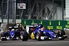 Foto zur News: Sauber rettet sich einen Punkt in Singapur