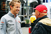 Foto zur News: Niki Lauda sicher: Jenson Button möchte nicht zurücktreten