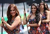 Sao Paulo: Gridgirls und Gridboys in der Startaufstellung